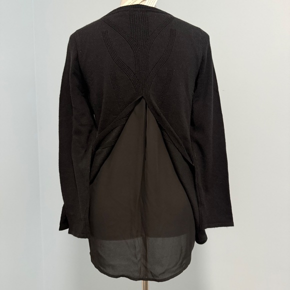 Soft Surroundings Petite Sirena Wool Blend Black Sweater Size PXS - Picture 5 of 10